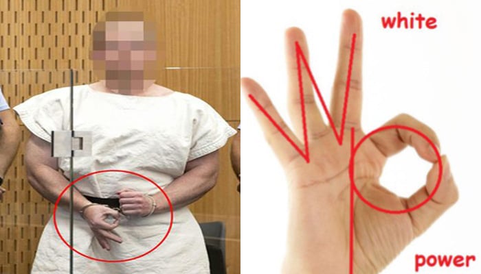 Christchurch shootings: Smiling 'gunman' makes 'white power' symbol in court