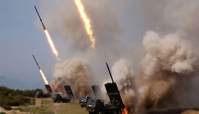 Kim Jong-un oversees 'strike drill'