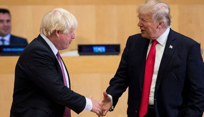 Trump backs Johnson for UK prime minister