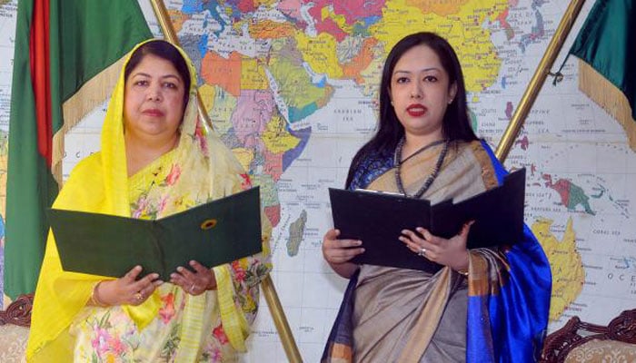 BNP’s Rumeen Farhana takes oath