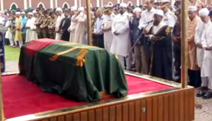 Ershad's first namaz-e-janaza held