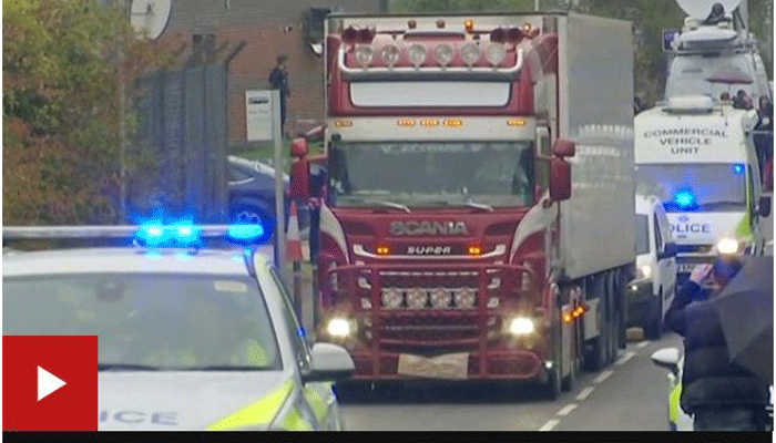 39 found dead in lorry were Chinese nationals