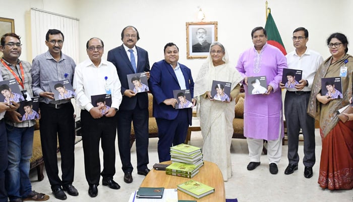 PM unveils commemorative book on Sheikh Russel