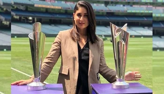 Kareena unveils ICC T20 World Cup trophies