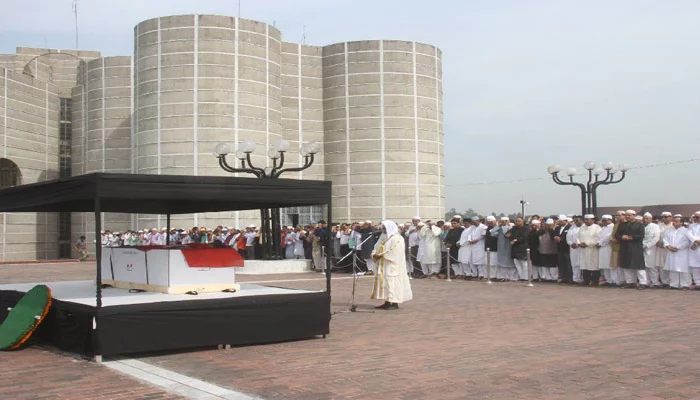 Khoka's second Namaz-e-Janaza held at Sangsad Bhaban