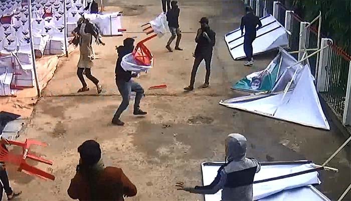 Freedom fighters' reception program in Brahmanbaria attacked