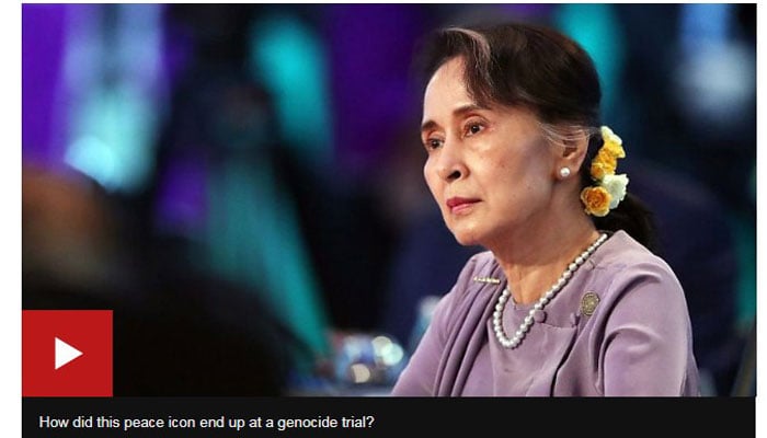 How peace icon ended up at a genocide trial