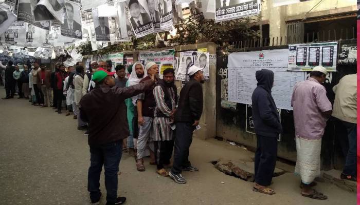 Dhaka city polls underway