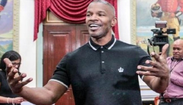 Jamie Foxx parties like Leonardo DiCaprio