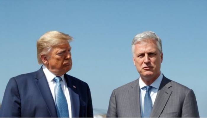 Trump's national security adviser 'tests positive for Covid-19'