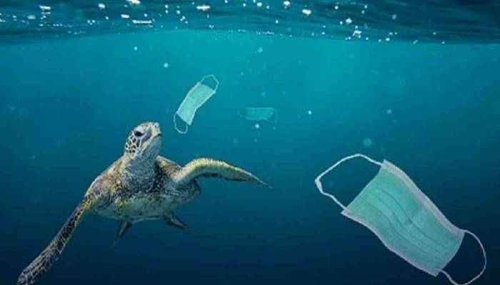 Plastic, face masks, hand sanitizer, bottles trigger pollution