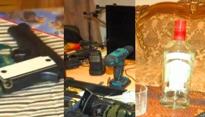 Arms, foreign liquor recovered from Irfan Selim's house