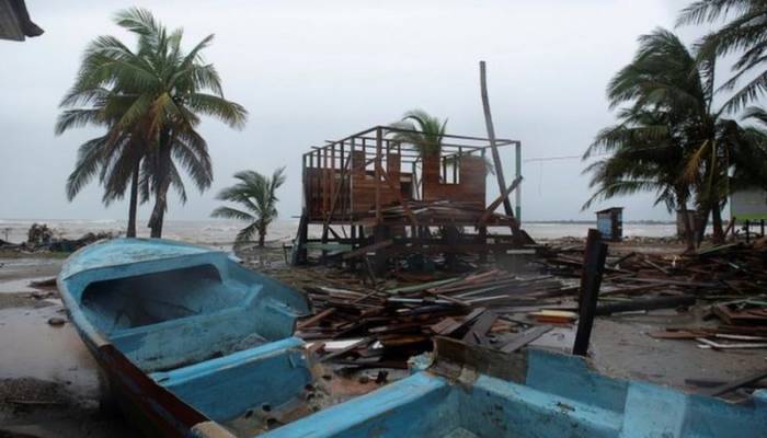 Category four storm hits Nicaragua