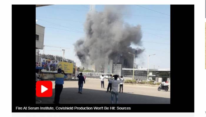 Fire at Serum Institute, Covishield production won't be hit: Sources