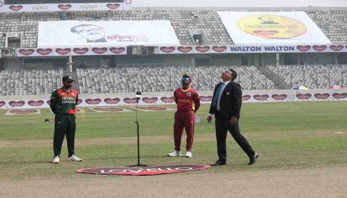 West Indies bat first in 2nd ODI