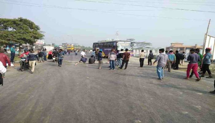 Barishal University students protest against attack on fellows