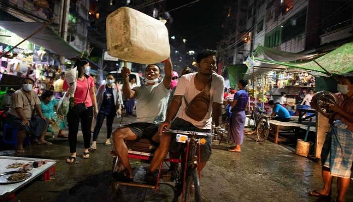 Thousands protest against Myanmar coup in Yangon