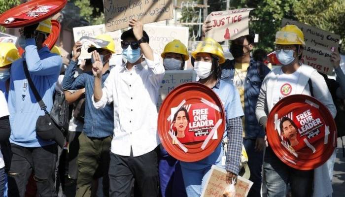 US announces sanctions on Myanmar coup leaders