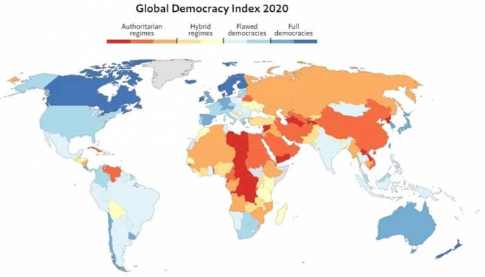 Bangladesh moves 4 steps up on Democracy Index