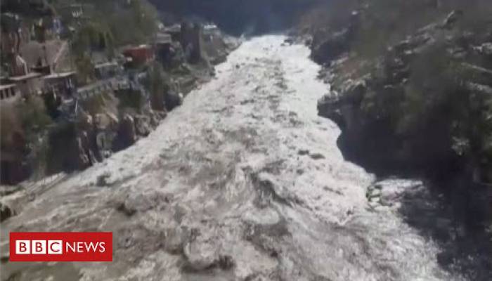 150 feared dead as glacier crashes into dam in India