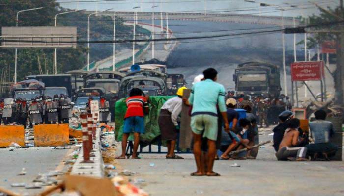 Myanmar declares martial law in Yangon townships