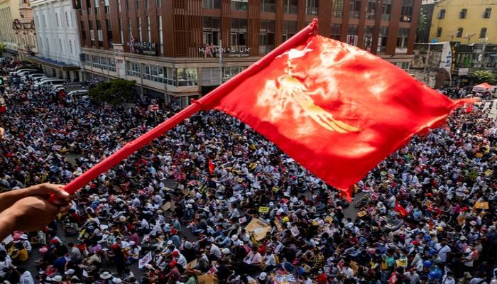 Myanmar protesters ready for confrontation