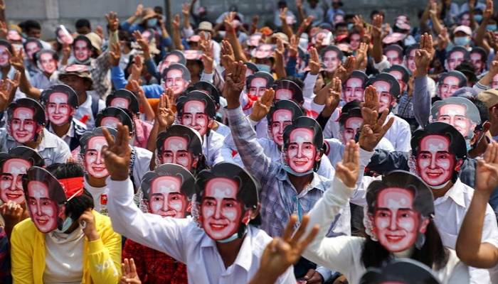 Eight killed in Myanmar anti-coup protests