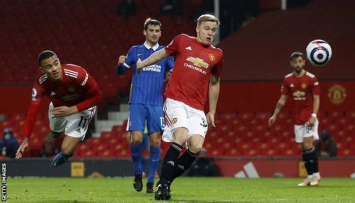 Manchester United 2 : 1 Brighton & Hove Albion