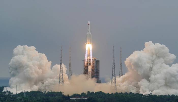 A Chinese rocket is tumbling back to earth this weekend