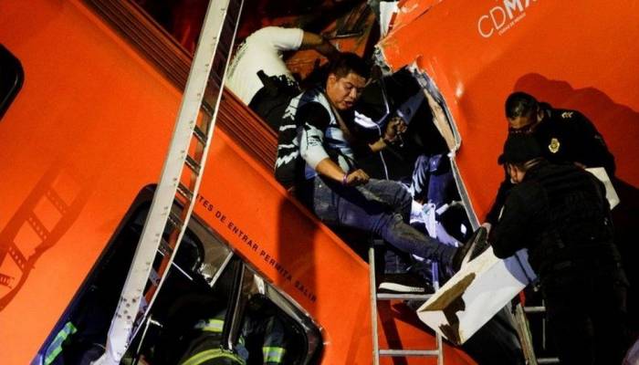 Mexico City metro overpass collapses, killing 20