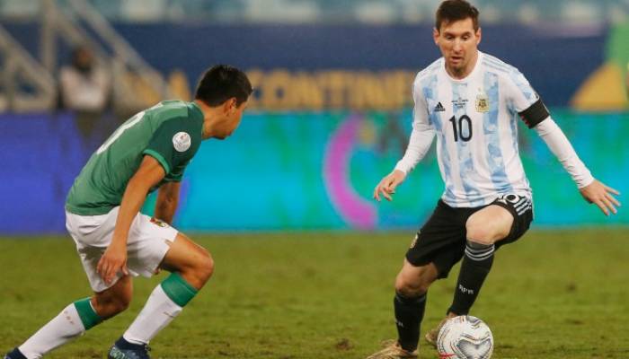 Messi scores twice as Argentina overrun Bolivia