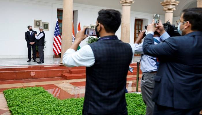 Blinken meets representative of Dalai Lama in India