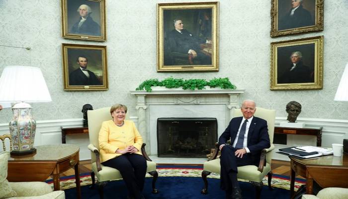Biden, Merkel stress friendship