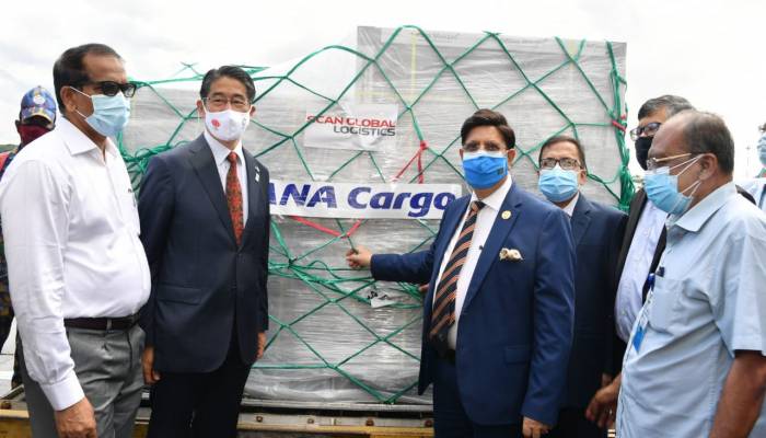 Bangladesh receives 2,45,200 doses of AstraZeneca vaccine from Japan