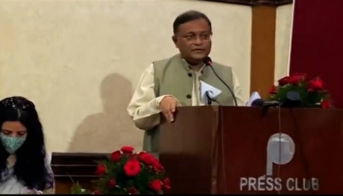 Hasan opens “Bangabandhu Media Centre” at Press Club of India