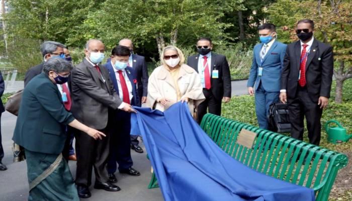 Day dedicating bench after Bangabandhu at UN headquarters is historic: PM
