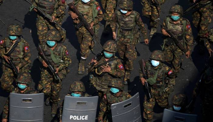Myanmar air strikes reported in battle