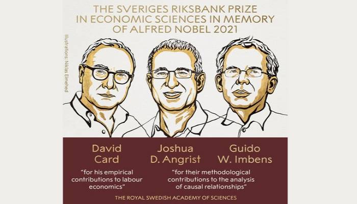 David Card, Joshua Angrist and Guido Imbens win 2021 Nobel economics prize