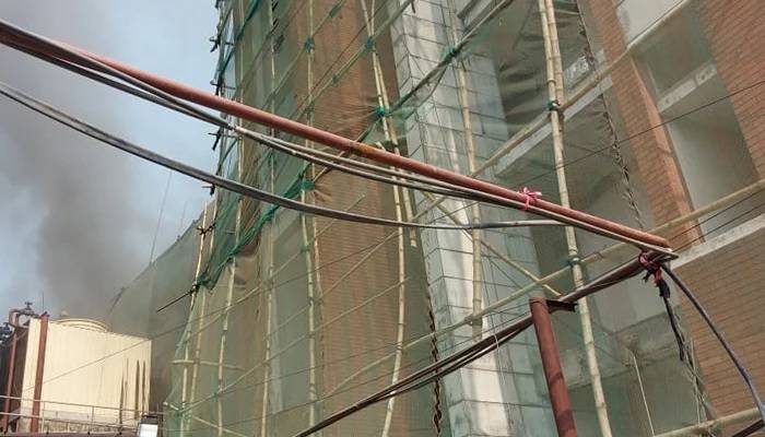 Fire at abandoned building of Channel 24 doused