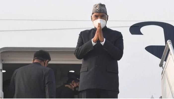 Indian President arrives in Dhaka
