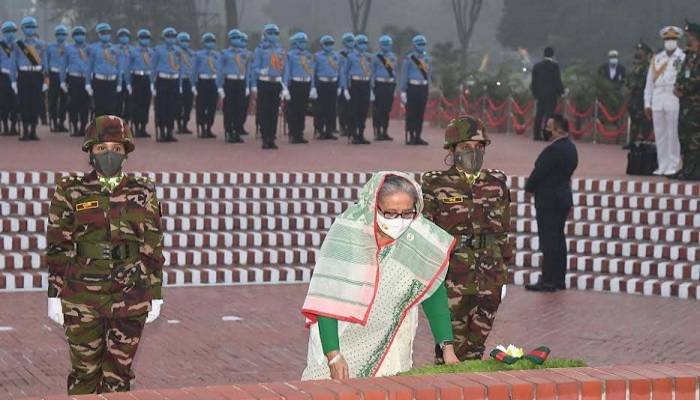 PM pays tributes to Liberation War martyrs