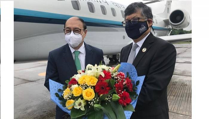 Shringla arrives on two-day visit