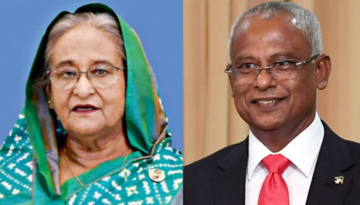 Bilateral talks between Bangladesh PM, Maldives president begin