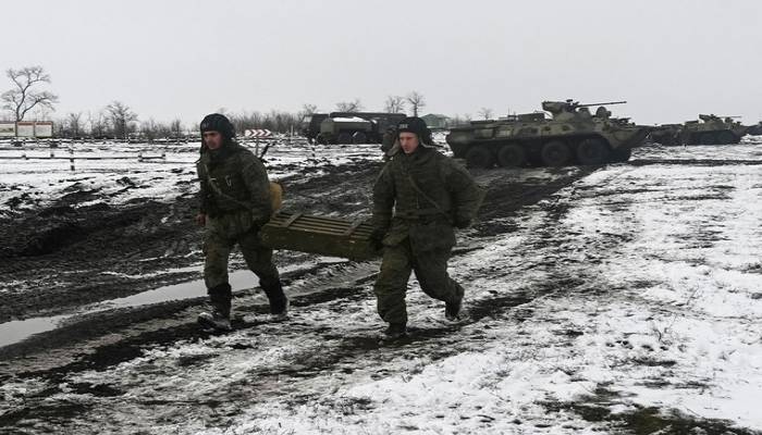 Russian buildup at Ukraine border includes blood for wounded, US officials say