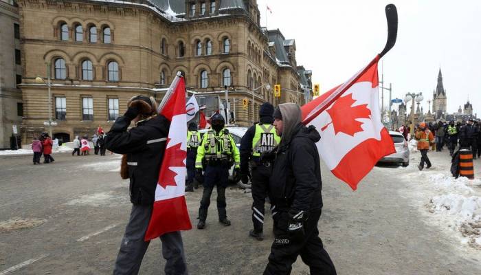 Ottawa declares emergency over trucker Covid rules protests