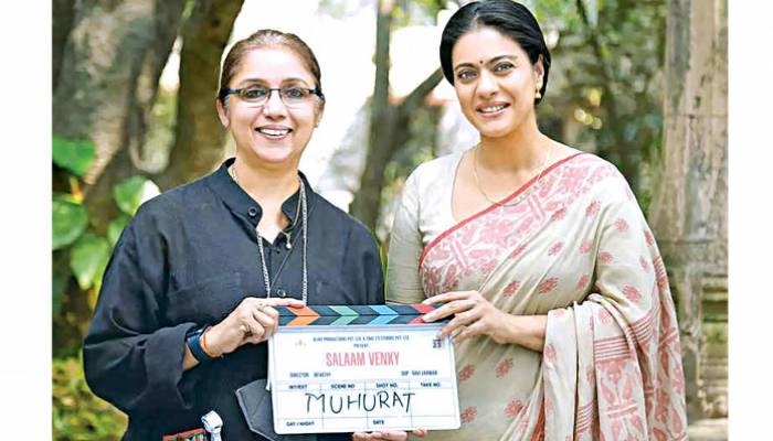 Kajol starts shooting for Revathy’s film ‘Salaam Venky'