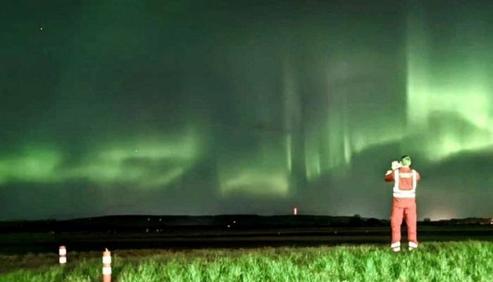 Northern Lights: Powerful aurora borealis display above Scotland