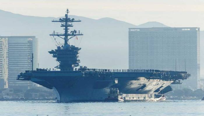 US aircraft carrier deploys off Korean peninsula