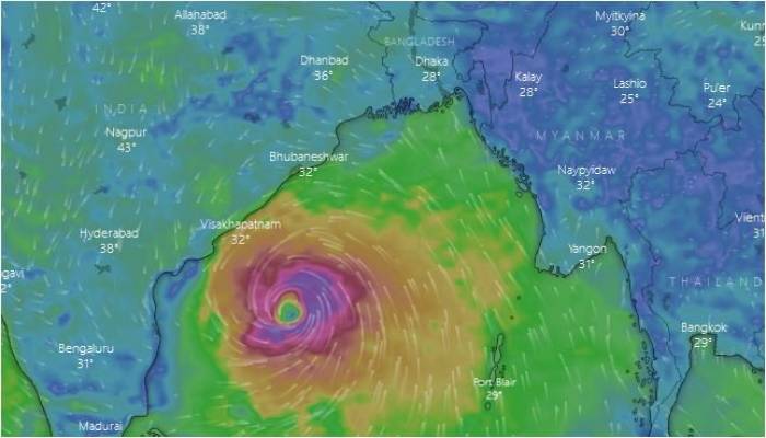 'Asani' intensifies into Severe Cyclonic Storm