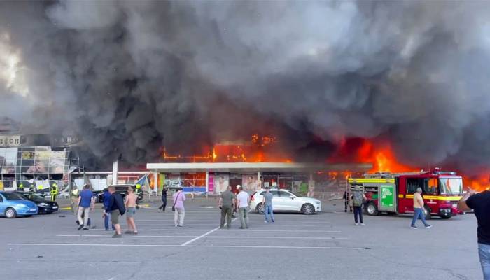 At least 16 killed in missile strike on crowded Ukrainian mall